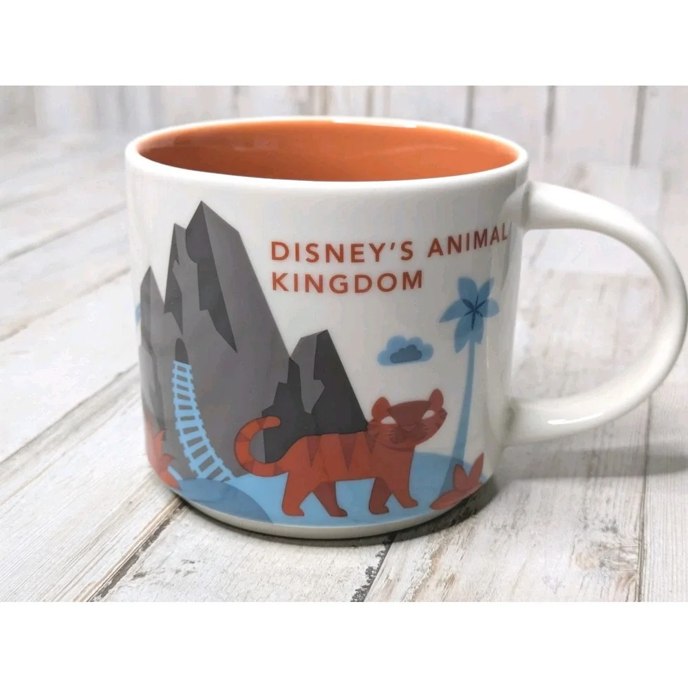 Starbucks You Are Here Collection,  Disney's Animal Kingdom Retired 14oz. Mug